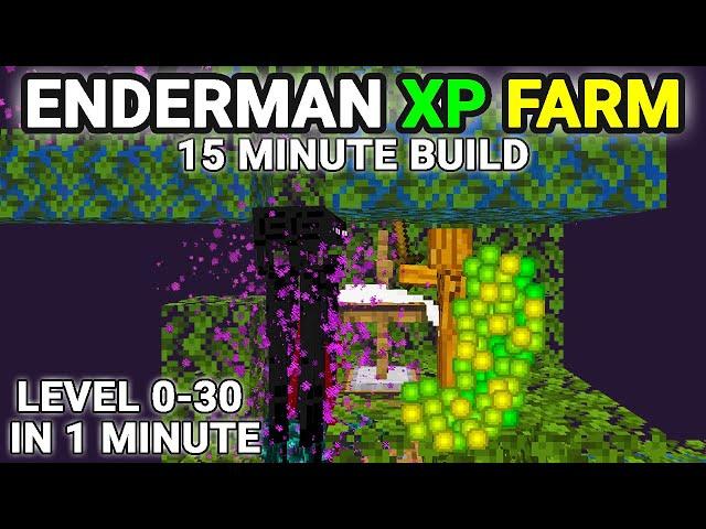 Effortless Enderman XP Farm 1.20, 1.21+