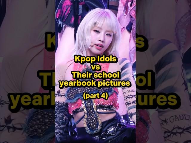 Kpop Idols vs Their school yearbook pictures (part 4) #kpop #trending #fyp #viral #trend #fy