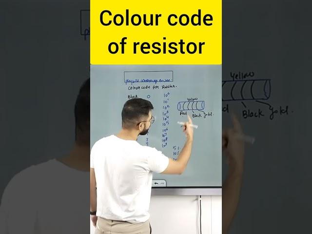 Colour code of resistor l class 12 physics l warm-up match with physics | sachin sir
