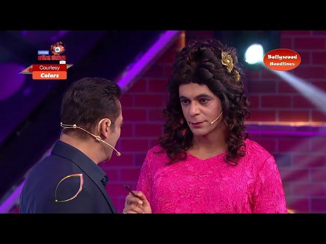 Big Boss 13 : Sunil Grover Turns Lady Big Boss Flirts With Salman khan.