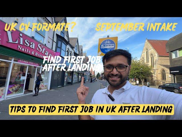 Struggling for Job? 5 tips to find Job in Uk  after landing september intake std | UK CV formate