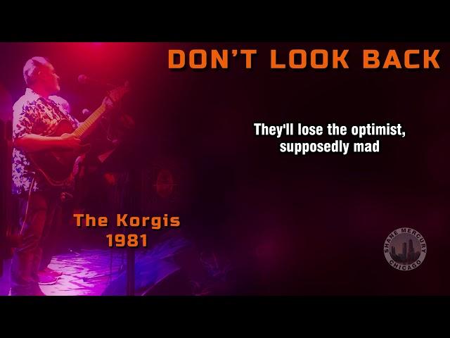 Korgis - Don't Look Back (lyrics) 1981 1080p