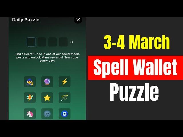 Spell Wallet Daily Puzzle 3 March | Spell Wallet Today Puzzle Cards 3 March