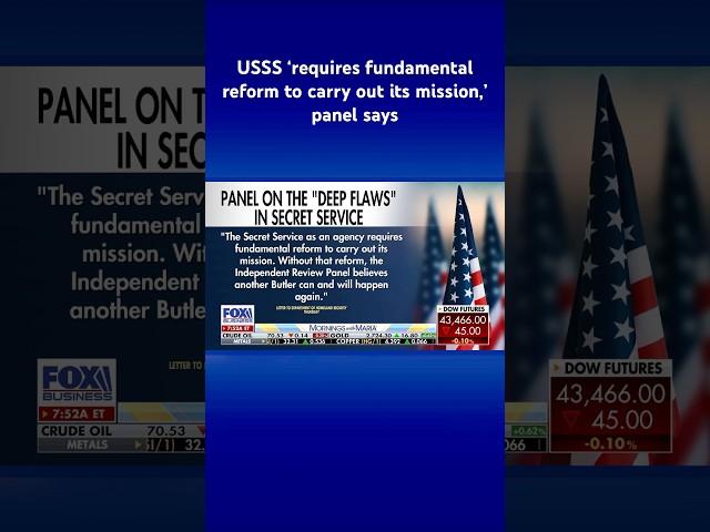New report finds 'deep flaws' within Secret Service #shorts