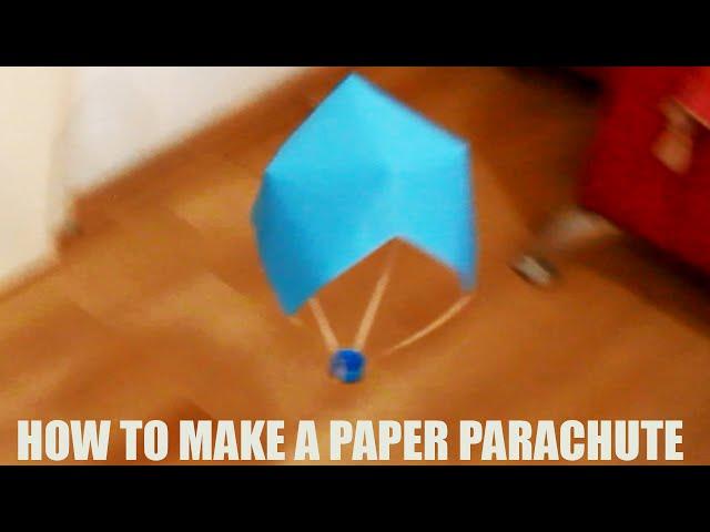 How to make a paper parachute