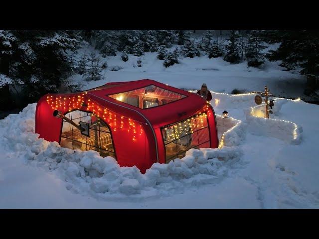 NEW YEAR’S CAMP IN DEEP SNOW