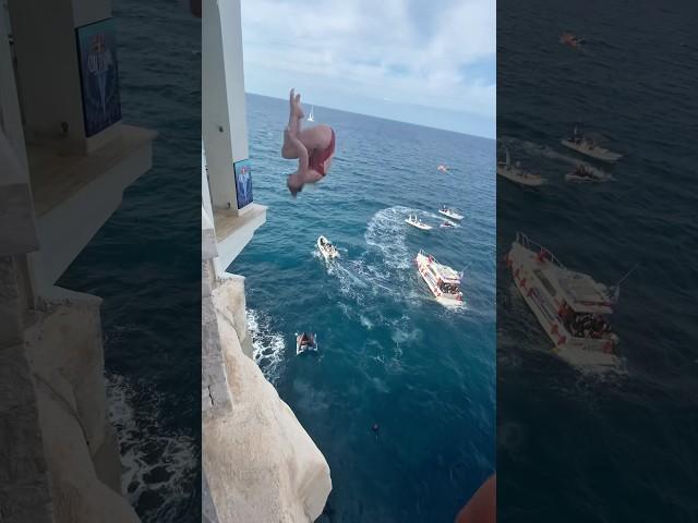 Scary Italian Balcony Cliff Dive #bravegang