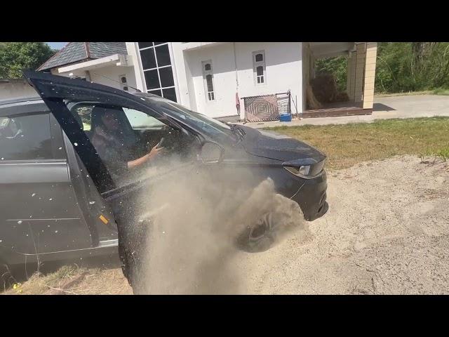 CAR STUCK & BURNOUT || OFFROAD PARKING