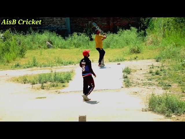 Single Wicket Tape Ball Cricket Challenge in very very weather ️ between 2 Top Players of Banth