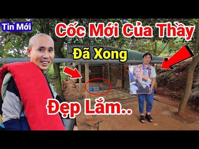 Cốc Mới Của Thầy Minh Tuệ Đã Xong..Xuống Thăm Cốc Của Thầy Minh Tuệ Hôm Nay Sau Khi Gặp Thầy