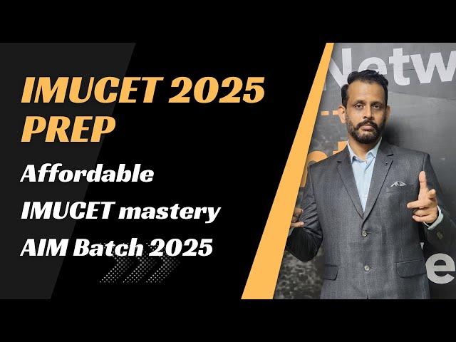 AIM (Affordable Imucet Mastery) 2025 batch starting from 15th Oct #imucet #merchantnavy