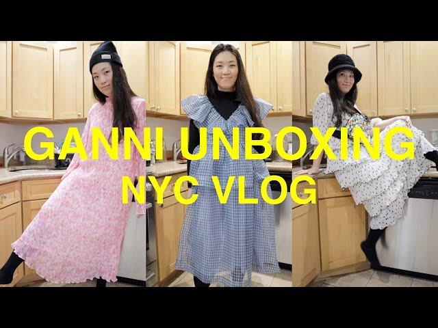 NY. GANNI DRESSES, BAG, HATS UNBOXING/ Scandi Style