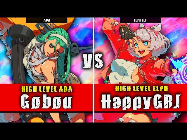 GGST | Gobou (ABA) VS HappyGRJ (Elphelt) | Guilty Gear Strive High level gameplay