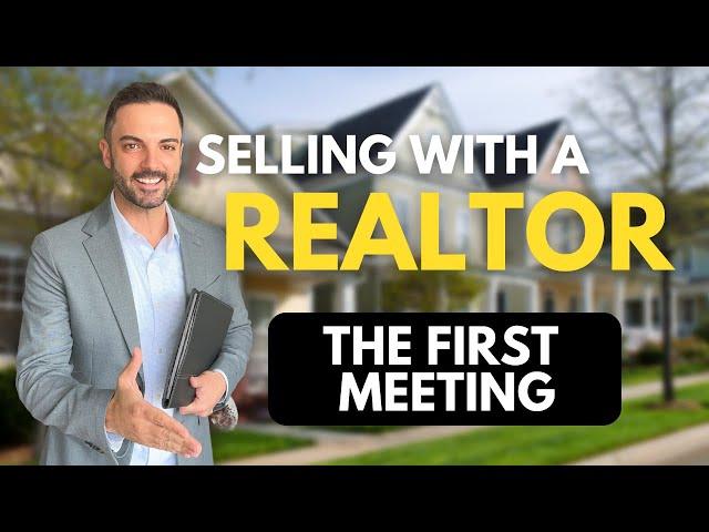 What happens in the first meeting with a real estate agent?