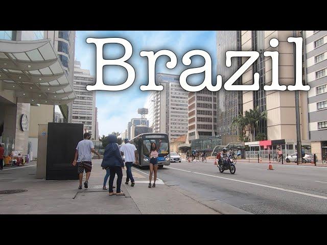 Avenida Pauista São Paulo - Brasil Walking Tour