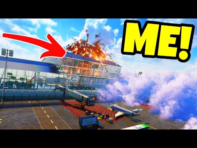 Airport vs TSUNAMI WAVE Realistic Destruction! Teardown