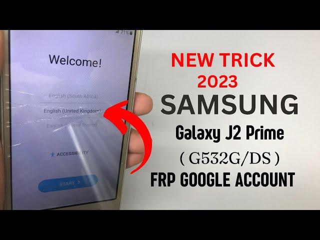 Samsung J2 prime ( G532G ) Google Account Bypass Without PC new Trick!