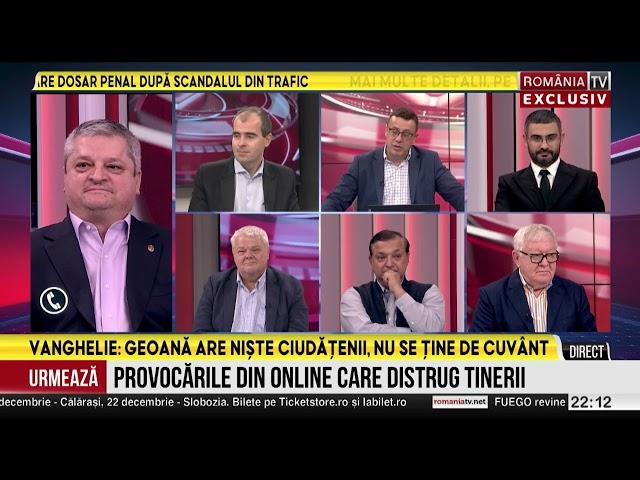 Victor Ciutacu, 15.10.2024. Vanghelie după ce a fost deconspirat îl garantează iar pe Geoană