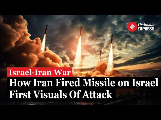 How Iran Fired Missile on Israel? Iranian media releases First Visuals Of Attack On Israel