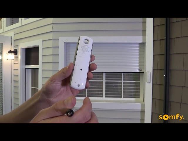 Florida Automated Shade: Somfy powered rolling shutter adding and deleting rts transmitters lmit