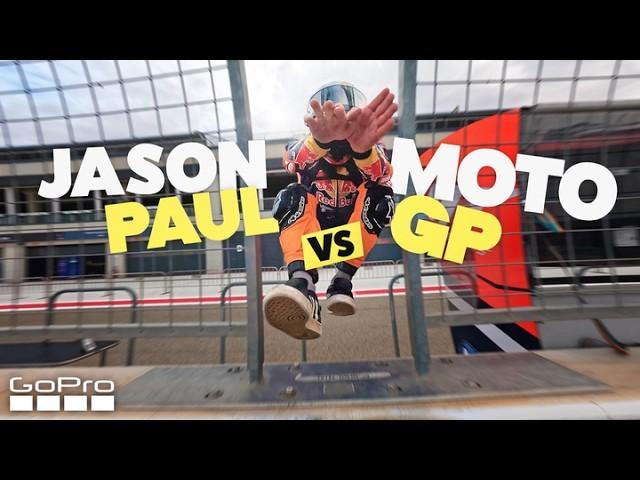 Parkour Race Through MotoGP Paddock | Jason Paul