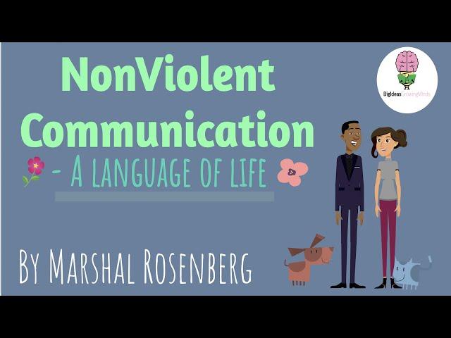 NonViolent Communication by Marshal Rosenberg : Animated Book Summary