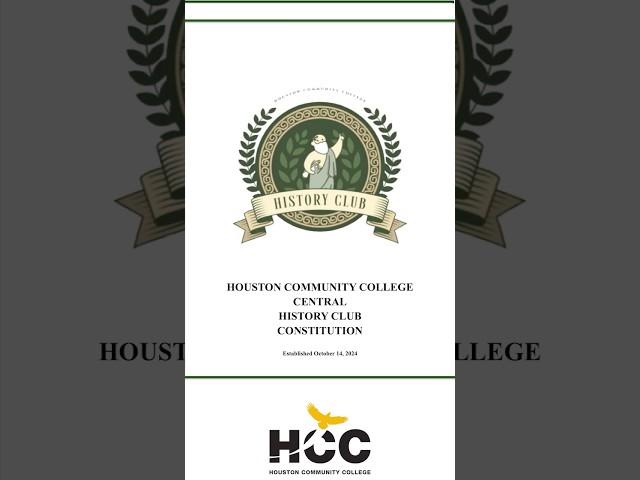 Did you know that HCC has a History Club?  #houstoncommunitycollege #HistoryClub #wearehcc #hcc