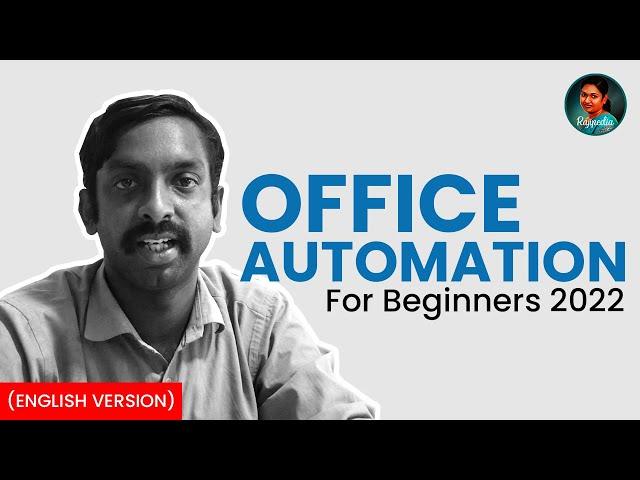 What is Office Automation in English | Office Automation Course | Synergy Madurai | #Rajipedia