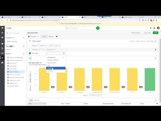 Law Firm CRM - Best practices, example reports, and example dashboards