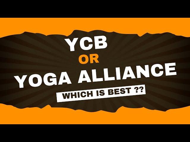 YCB or Yoga Alliance Yoga Certification ?? #yogacertification