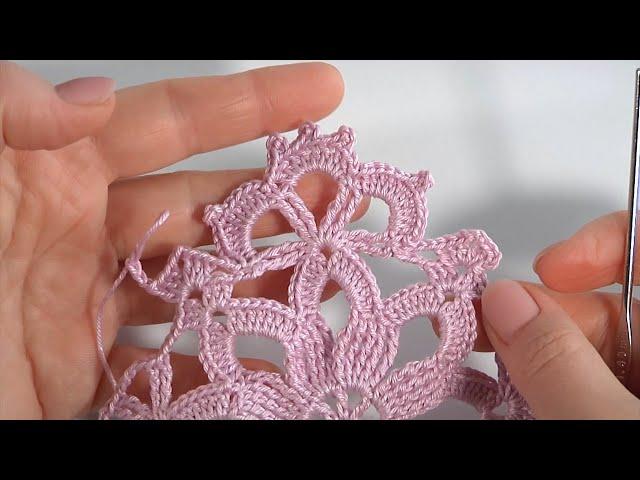 Beautiful and Delicate Crochet MOTIF /How do you Join Motifs Together?