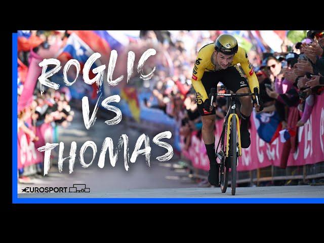 Roglic & Thomas Battle In The Individual Time Trial | Stage 20 Of The Giro d'Italia | Eurosport