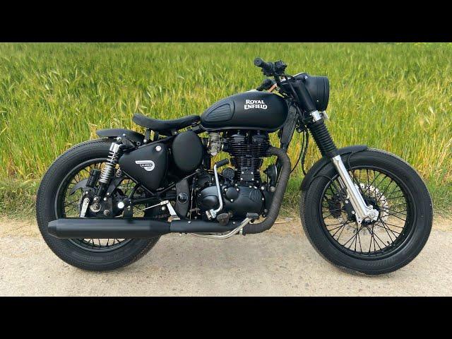 Royal Enfield Modifications |Bullet Modifications|custom motorcycle | Bullet Tower sikar