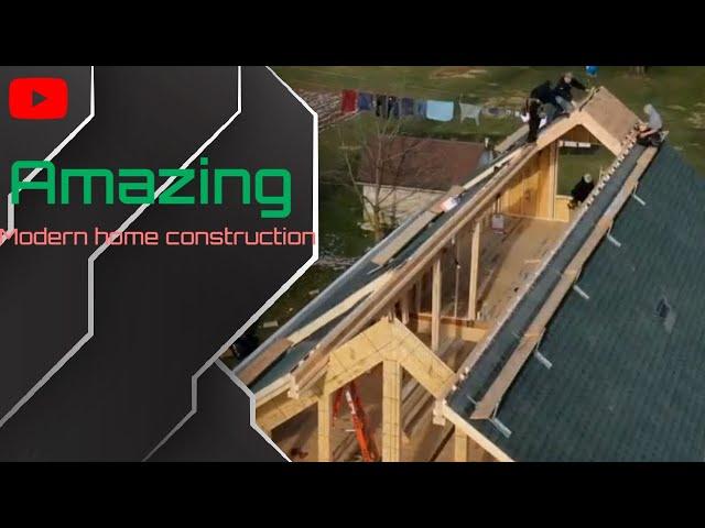 ▶ Amazing Modern Home Construction | Fast-built & Assembly