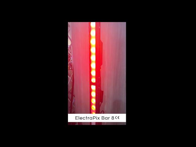 ADJ ElectraPix 8 Bar: Electrifying Visuals in Seconds!  #Shorts
