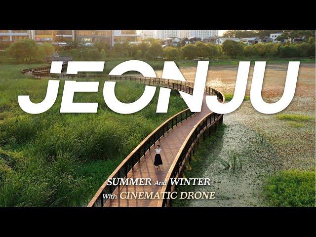 JEONJU, South Korea The Charming Hanok City-Cinemtaic Drone Film 하늘에서 바라보는 전주 시네마틱 드론