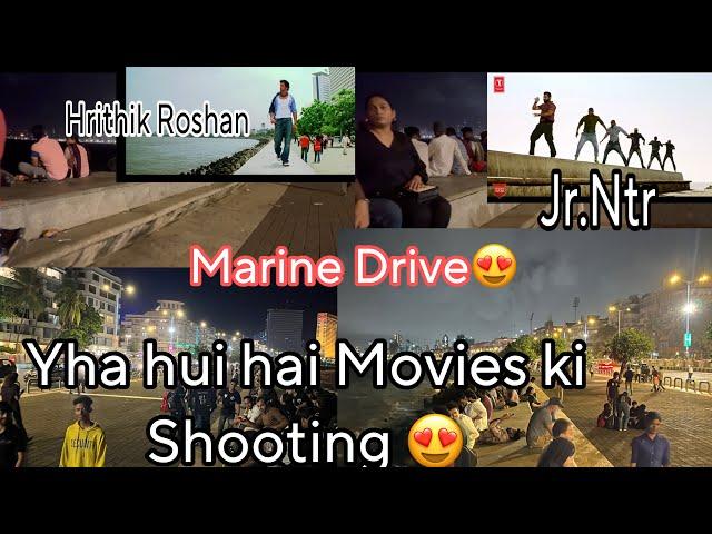 Mumbai ke Marine Drive m Hoti hai Shooting dekhiye full vlog