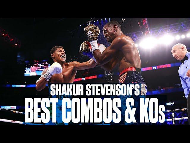 Shakur Stevenson's Best Combinations and Knockouts | FIGHT HIGHLIGHTS