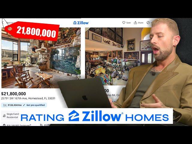 Interior Designer Reacts to Crazy ZILLOW Listings (These Properties are INSANE)