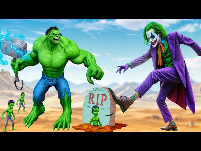 Rescue Team Hulk Family, Spider Man, JOKER : Returning From The Dead SECRET - FUNNY [2024]