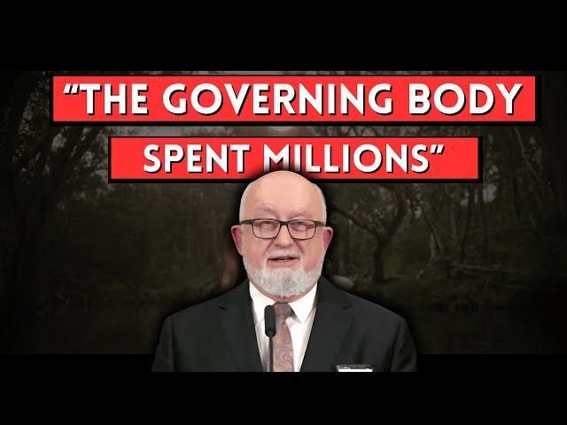 Leaked Convention Talk! He Admits The Governing Body Spent Millions On The Sexy Jesus Drama