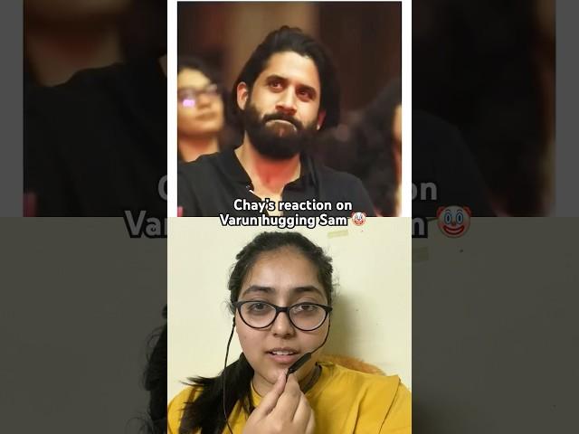 Chay’s reaction upon Varun Dhawan hugging Samantha #chay #samantharuthprabhu #telugu