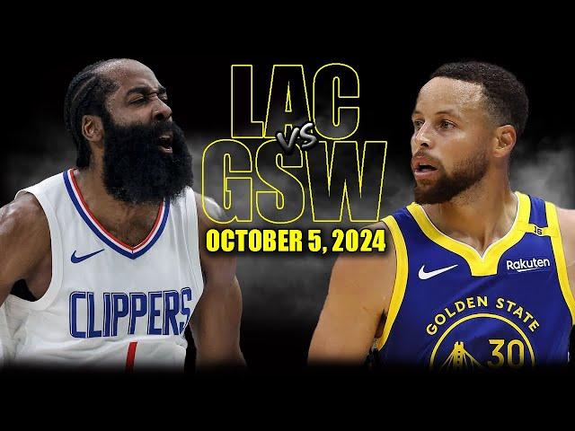 Golden State Warriors vs Los Angeles Clippers Full Game Highlights - October 5, 2024 |NBA Pre-Season