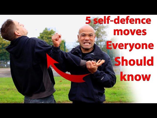 5 Self Defence moves everyone should know | Master Wong