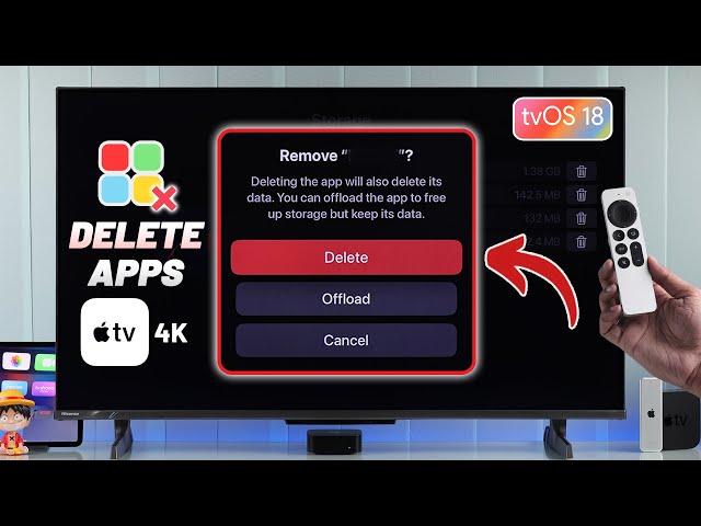 tvOS 18: How to Uninstall Apps on Apple TV 4K! [Delete]