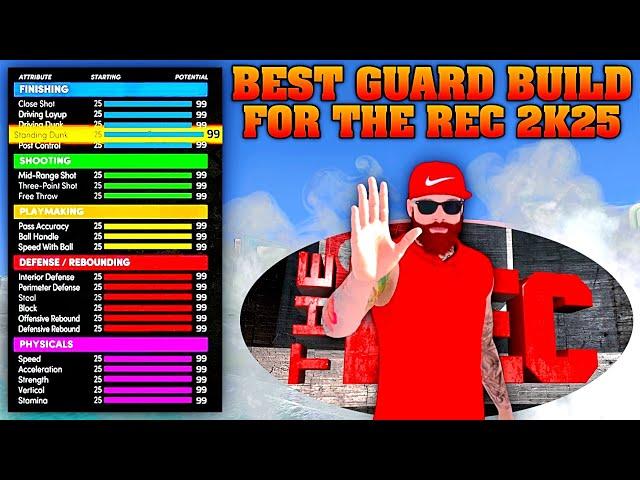 Best Guard Build for The Rec 2k25!!! Best Guard Build for Rec in NBA 2k25 Next Gen!!!