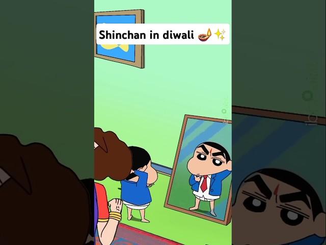 Shinchan in diwali 🪔 #diwali  #shinchan #fastival #yt