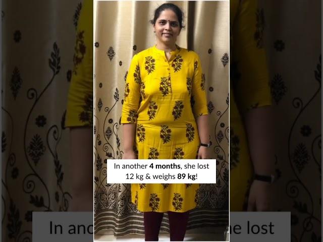 Shruti Amula lost 24 kg & battled PCOD with Intermittent Fasting Program @BalanceNutrition #shorts