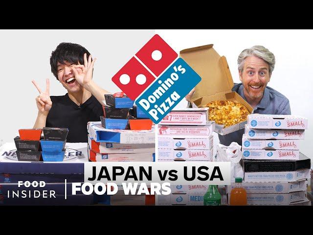 US vs Japan Domino’s Pizza | Food Wars