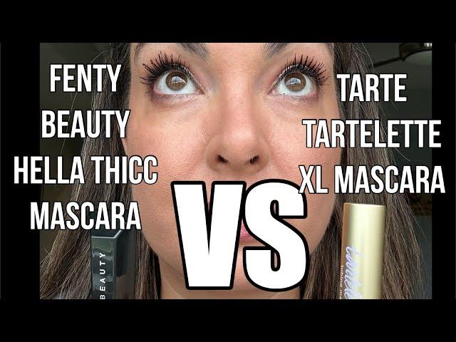 Fenty Beauty Hella Thicc Mascara VS Tarte Tartelette XL Mascara - mascara comparison video